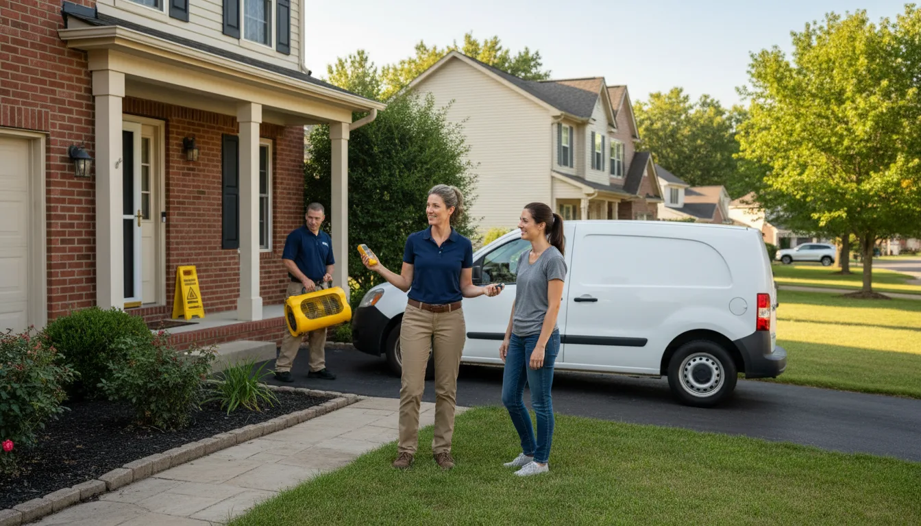 Water restoration image for Home Water Damage Repair in Ellijay, GA